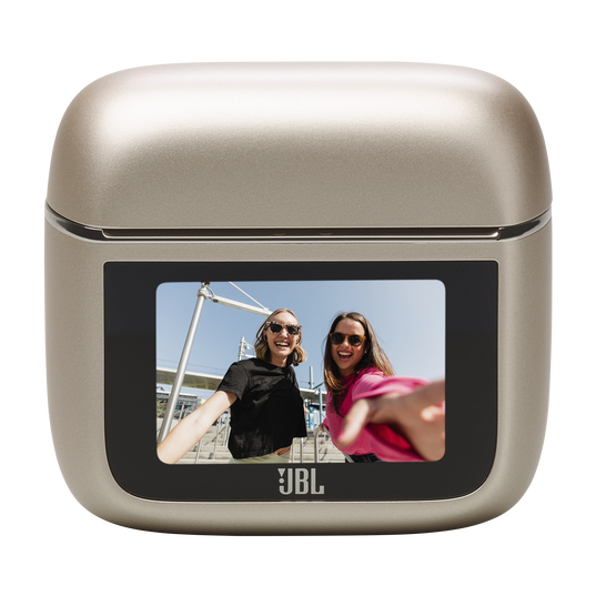 JBL Tour Pro 3 - Latte - True Wireless Noise Cancelling earbuds with Smart Charging Case™ - Left